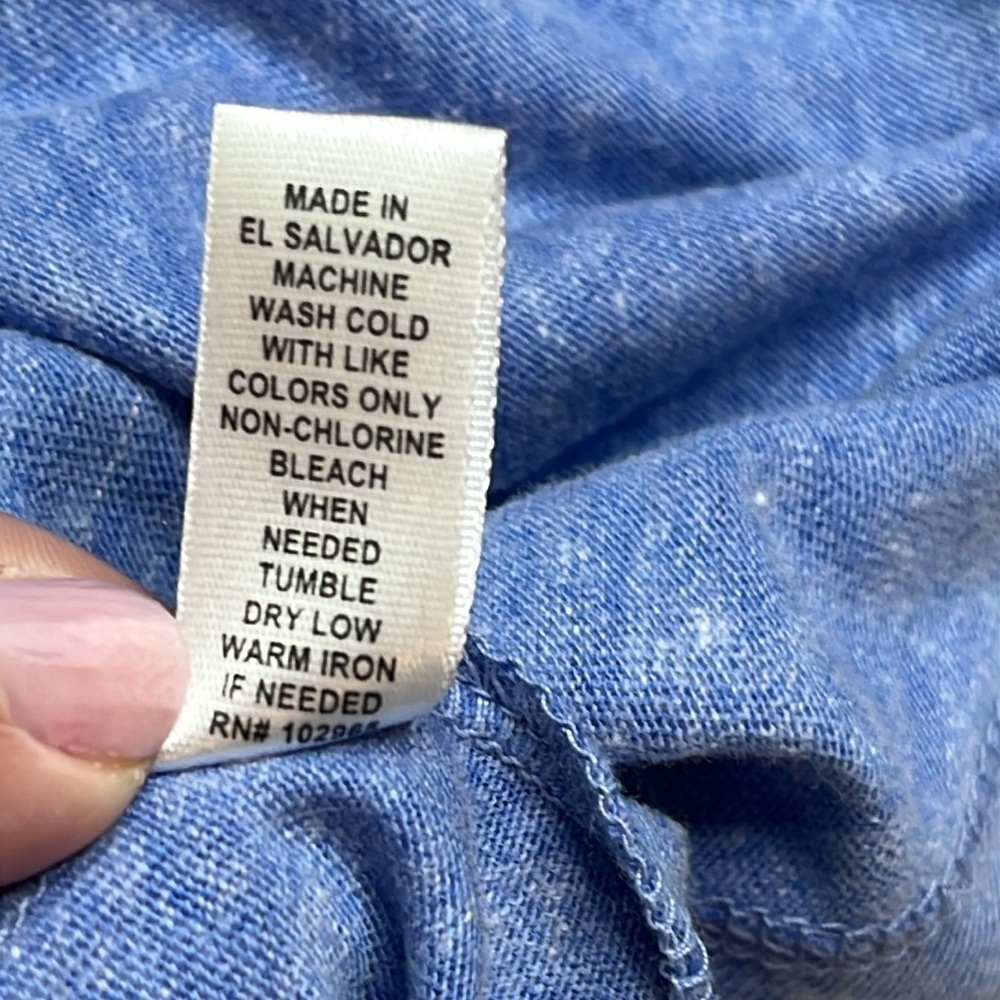 Villanova Blue Tank Top Dress by League, size medium - Picture 8 of 14